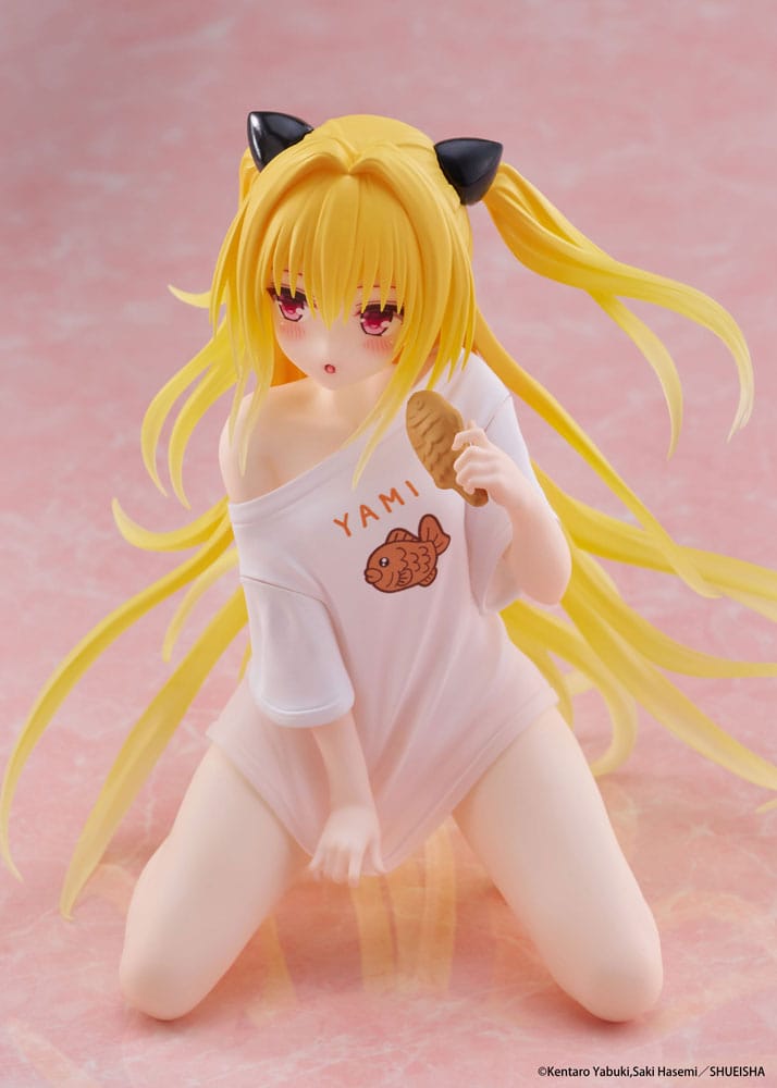 To Love-Ru Darkness PVC Statue Desktop Cute Figure Golden Darkness Roomwear Ver. 13 cm Image 12
