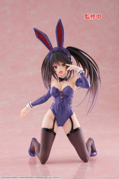 Date A Live V PVC Statue Desktop Cute Figure Kurumi Tokisaki Bunny Ver. Renewal 13 cm Image 1