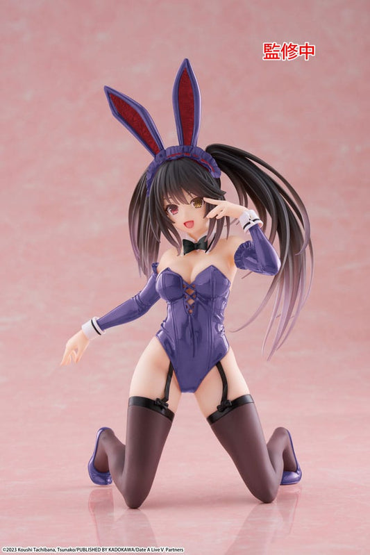 Date A Live V PVC Statue Desktop Cute Figure Kurumi Tokisaki Bunny Ver. Renewal 13 cm Image 1