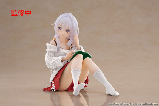 Wandering Witch: The Journey of Elaina PVC Statue Desktop Cute Figure Elaina Casual Clothes Ver. Renewal 13 cm Image 1