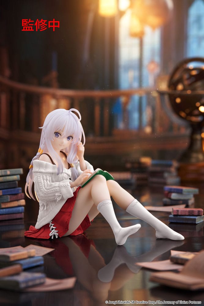 Wandering Witch: The Journey of Elaina PVC Statue Desktop Cute Figure Elaina Casual Clothes Ver. Renewal 13 cm Image 3