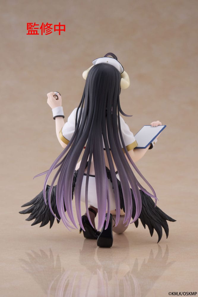 Overlord PVC Statue Desktop Cute Figure Albedo Nurse Ver. Renewal 13 cm Image 4