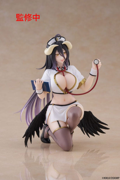 Overlord PVC Statue Desktop Cute Figure Albedo Nurse Ver. Renewal 13 cm Image 6