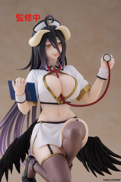 Overlord PVC Statue Desktop Cute Figure Albedo Nurse Ver. Renewal 13 cm Image 8