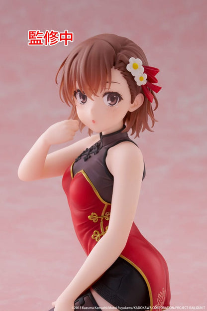 A Certain Scientific Railgun PVC Statue Desktop Cute Figure Mikoto Misaka Chinese Dress Ver. 13 cm Image 7