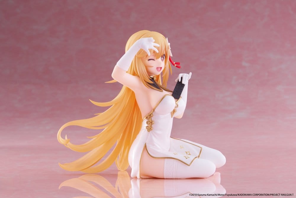 A Certain Scientific Railgun PVC Statue Desktop Cute Figure Misaki Shokuho Chinese Dress Ver. 13 cm Image 5