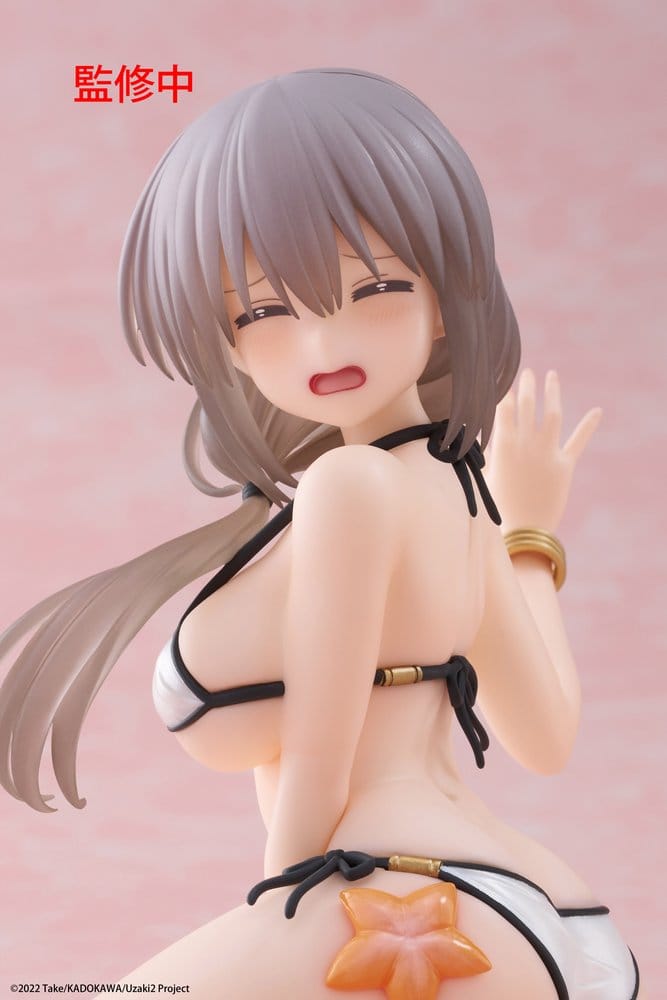 Uzaki-chan Wants to Hang Out! PVC Statue Desktop Cute Figure Tsuki Uzaki (Swimwear Ver.) 13 cm Image 7