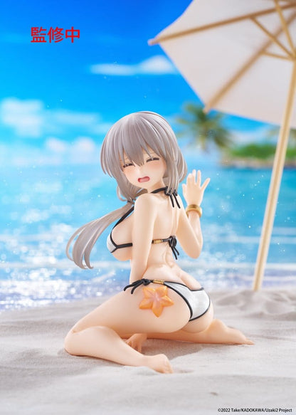 Uzaki-chan Wants to Hang Out! PVC Statue Desktop Cute Figure Tsuki Uzaki (Swimwear Ver.) 13 cm Image 10