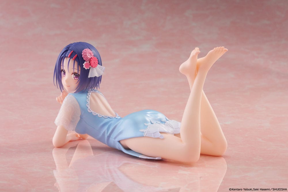 To Love-Ru Darkness PVC Statue Desktop Cute Figure Haruna Sairenji (China Dress Ver.) 13 cm Image 3