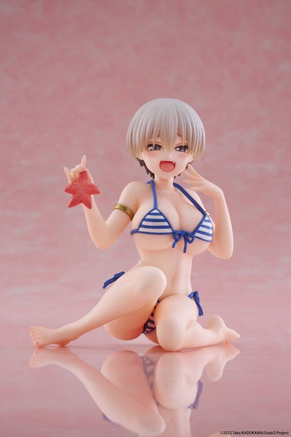 Uzaki-chan Wants to Hang Out! Desktop Cute PVC Figur Hana Uzaki (Swim wear Ver.) 13 cm Image 1
