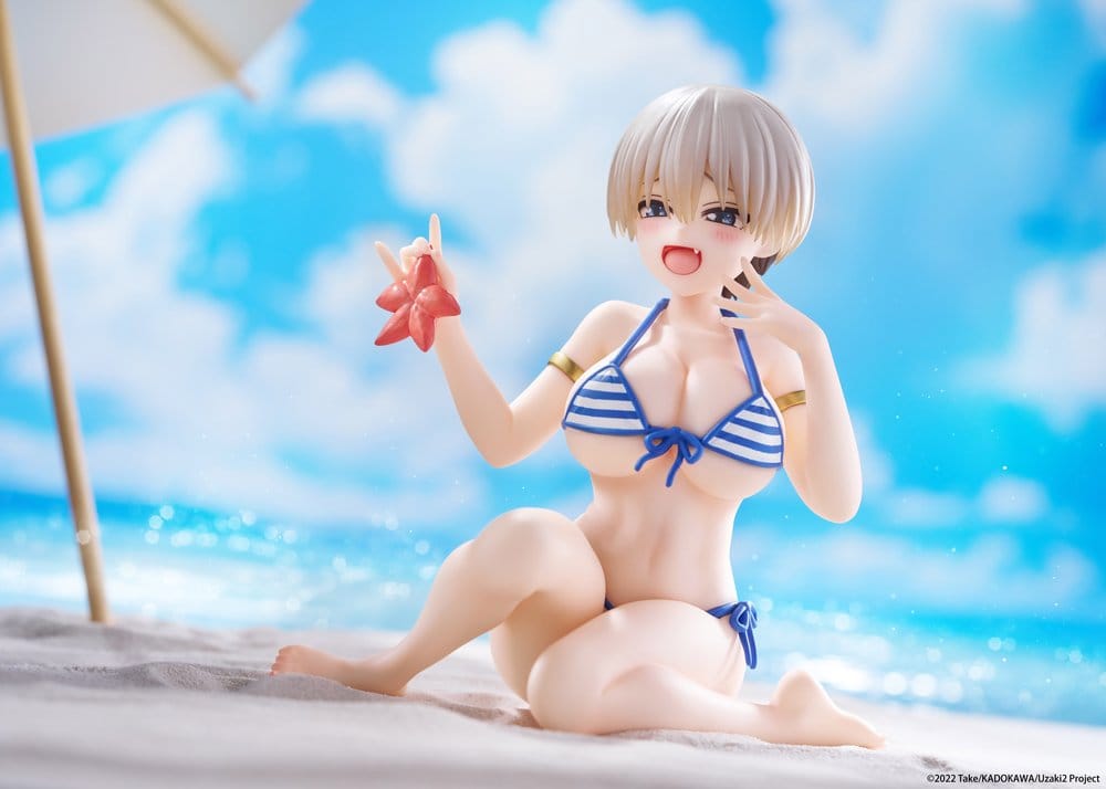 Uzaki-chan Wants to Hang Out! Desktop Cute PVC Figur Hana Uzaki (Swim wear Ver.) 13 cm Image 3