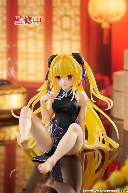 To Love-Ru Darkness PVC Statue Desktop Cute Figure Golden Darkness  (China Dress Ver.) Renewal 13 cm Image 3