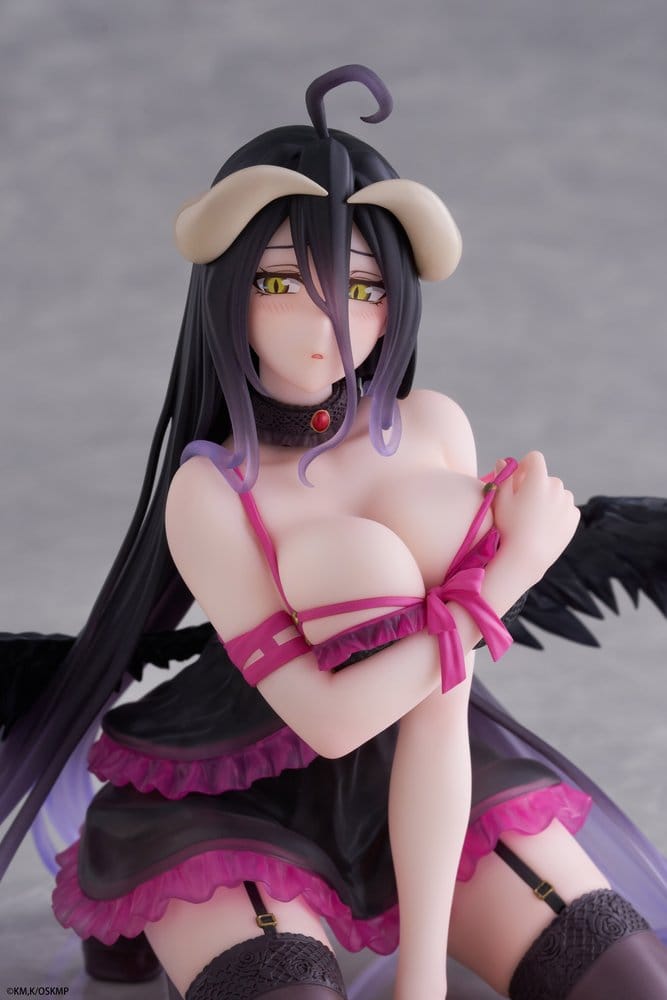 Overlord Desktop Cute PVC Figur Albedo (Negligee ver.) 13 cm Image 11