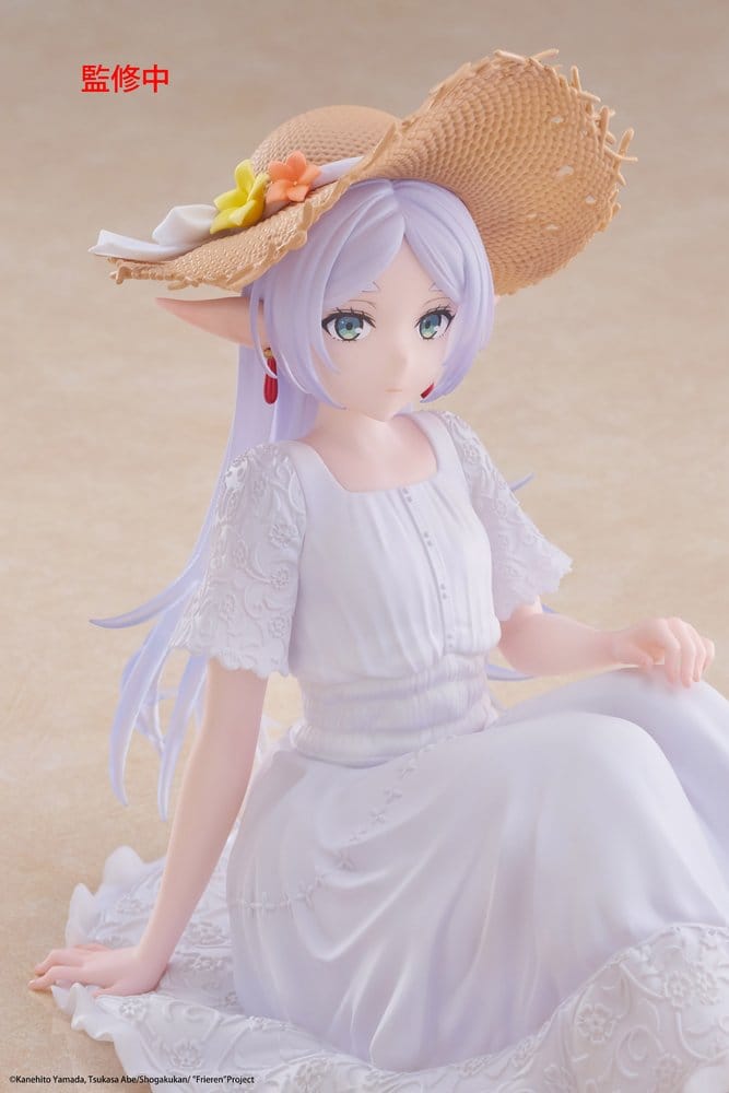 Frieren: Beyond Journey's End PVC Statue Desktop Cute Figure Frieren Summer Dress Ver. 13 cm Image 9
