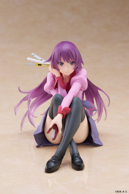 Monogatari PVC Statue Desktop Cute Figure Hitagi Senjougahara 13 cm Image 1