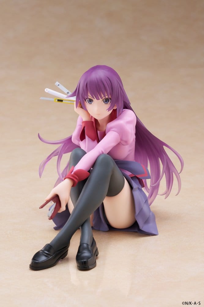 Monogatari PVC Statue Desktop Cute Figure Hitagi Senjougahara 13 cm Image 5