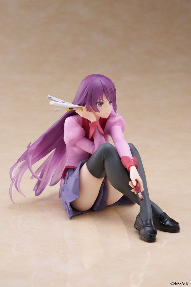 Monogatari PVC Statue Desktop Cute Figure Hitagi Senjougahara 13 cm Image 8