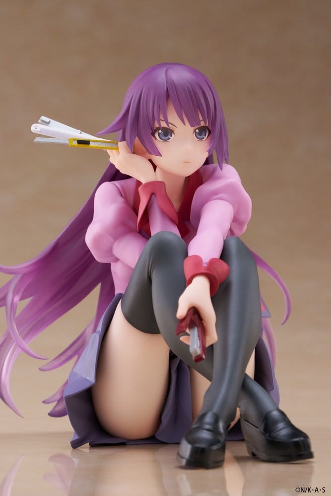 Monogatari PVC Statue Desktop Cute Figure Hitagi Senjougahara 13 cm Image 11