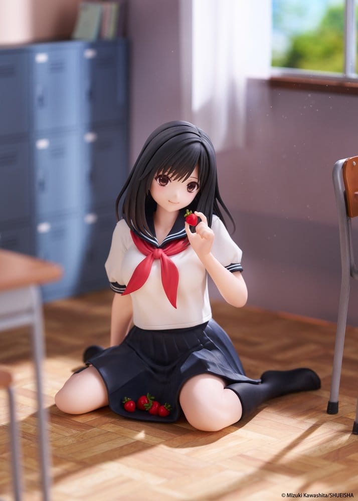 Strawberry 100% Desktop Cute PVC Figur Aya Tojo (School uniform Ver.) 13 cm Image 2