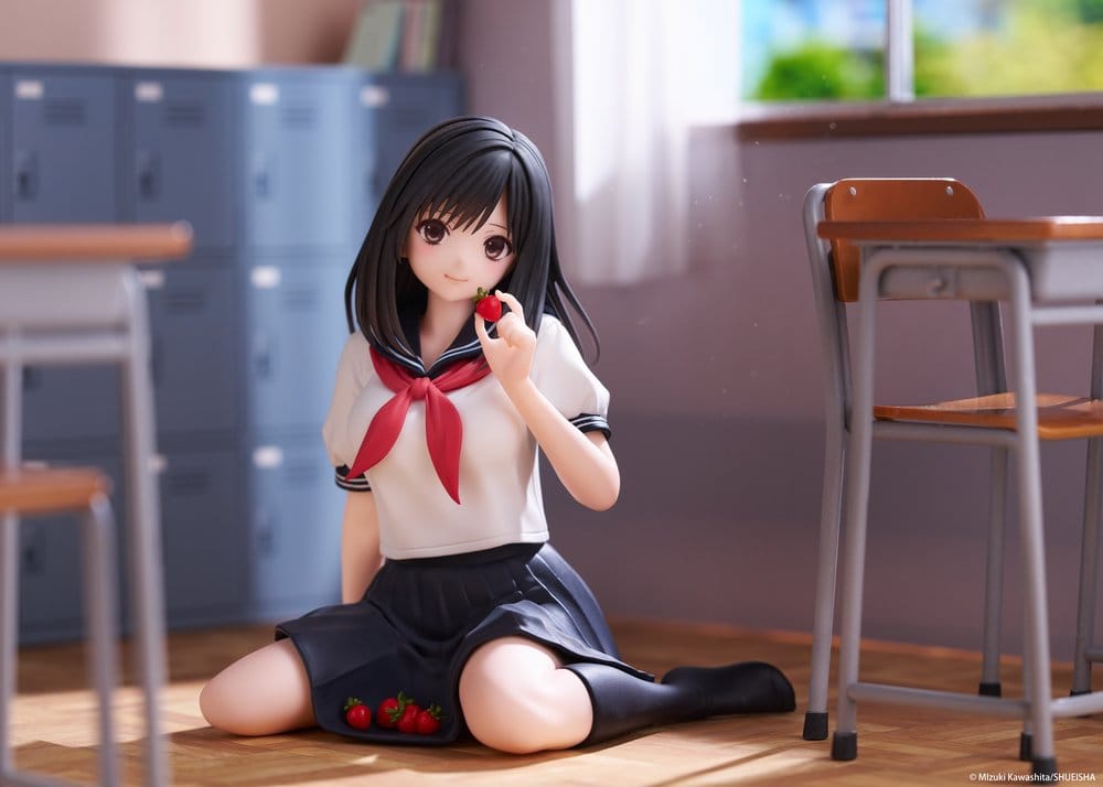 Strawberry 100% Desktop Cute PVC Figur Aya Tojo (School uniform Ver.) 13 cm Image 6