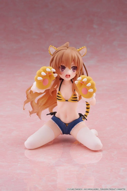 Toradora! Desktop Cute PVC Figur Taiga Aisaka (Tiger Costume Swimwear Ver.) 13 cm Image 1
