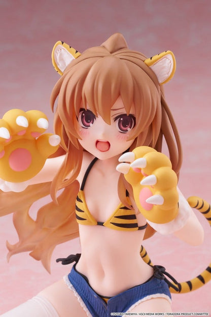 Toradora! Desktop Cute PVC Figur Taiga Aisaka (Tiger Costume Swimwear Ver.) 13 cm Image 4