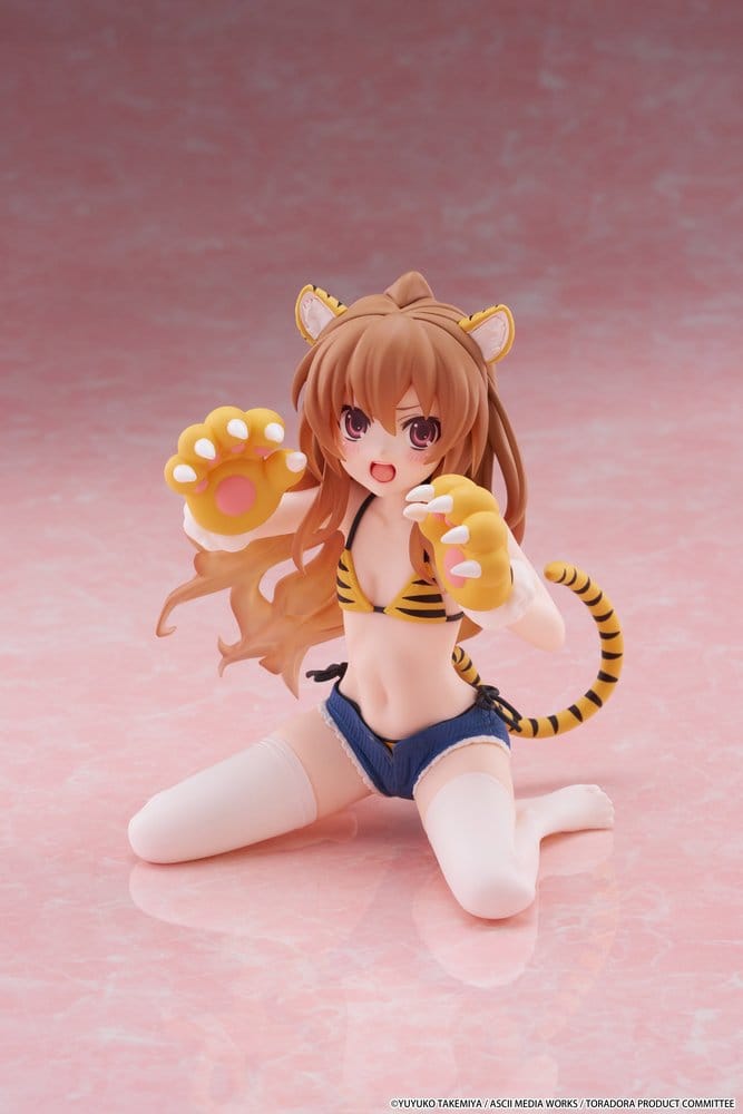 Toradora! Desktop Cute PVC Figur Taiga Aisaka (Tiger Costume Swimwear Ver.) 13 cm Image 8