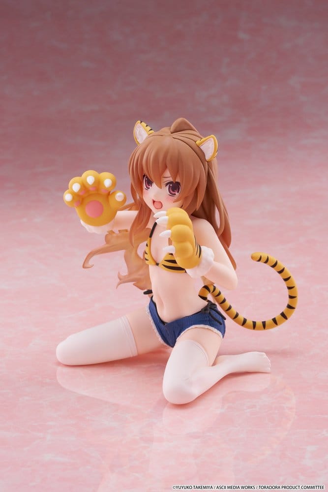 Toradora! Desktop Cute PVC Figur Taiga Aisaka (Tiger Costume Swimwear Ver.) 13 cm Image 10