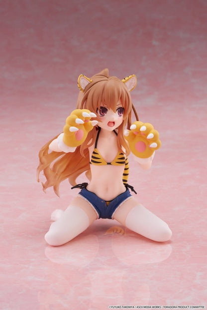 Toradora! Desktop Cute PVC Figur Taiga Aisaka (Tiger Costume Swimwear Ver.) 13 cm Image 12
