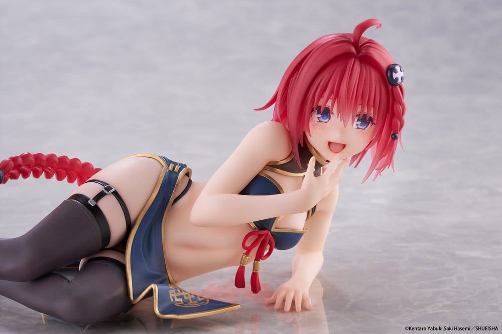 To Love-Ru Darkness Desktop Cute PVC Figur Mea Kurosaki (Chinese Dress Ver.) 13 cm Image 5