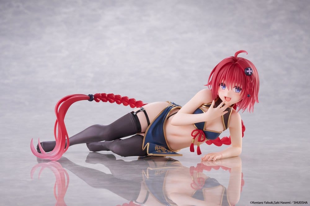 To Love-Ru Darkness Desktop Cute PVC Figur Mea Kurosaki (Chinese Dress Ver.) 13 cm Image 1