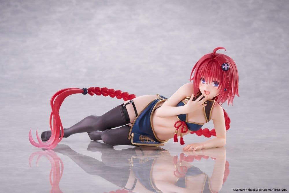To Love-Ru Darkness Desktop Cute PVC Figur Mea Kurosaki (Chinese Dress Ver.) 13 cm Image 8