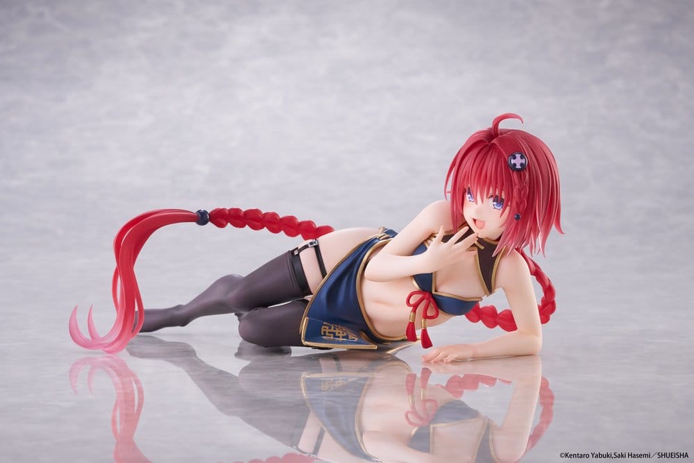 To Love-Ru Darkness Desktop Cute PVC Figur Mea Kurosaki (Chinese Dress Ver.) 13 cm Image 9