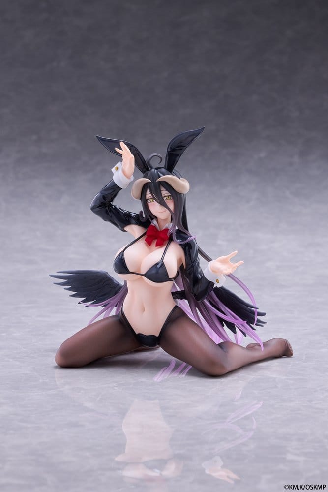 Overlord Moflock PVC Figur Albedo (Reverse Bunny Suit Ver.) 13 cm Image 1