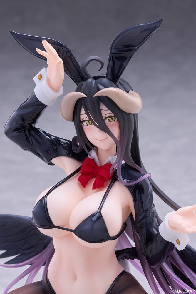 Overlord Moflock PVC Figur Albedo (Reverse Bunny Suit Ver.) 13 cm Image 3