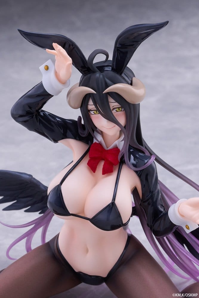 Overlord Moflock PVC Figur Albedo (Reverse Bunny Suit Ver.) 13 cm Image 4