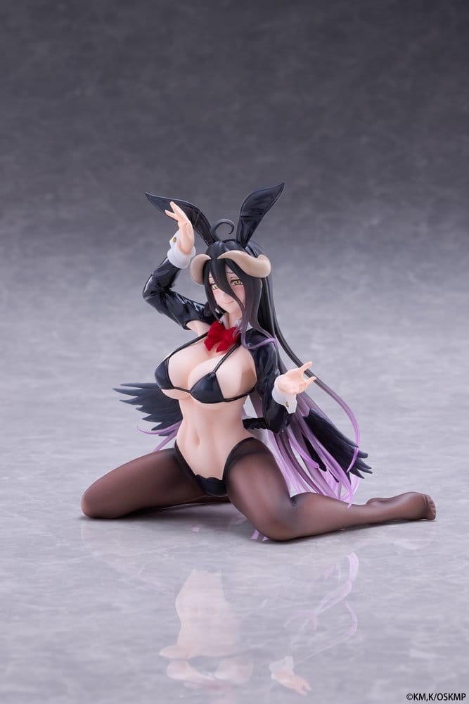 Overlord Moflock PVC Figur Albedo (Reverse Bunny Suit Ver.) 13 cm Image 9
