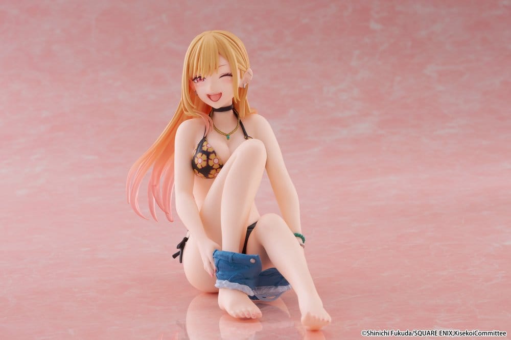 My Dress-Up Darling Desktop Cute PVC Figur Marin Kitagawa (Measured Swimsuit Ver.) Reissue 13 cm Image 8