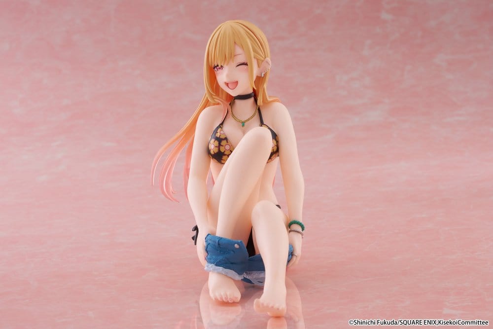 My Dress-Up Darling Desktop Cute PVC Figur Marin Kitagawa (Measured Swimsuit Ver.) Reissue 13 cm Image 9