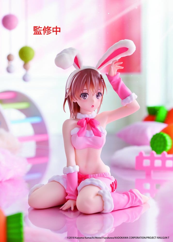 A Certain Scientific Railgun Moflock PVC Figur Mikoto Misaka (Fluffy Bunny Ver.) 13 cm Image 2