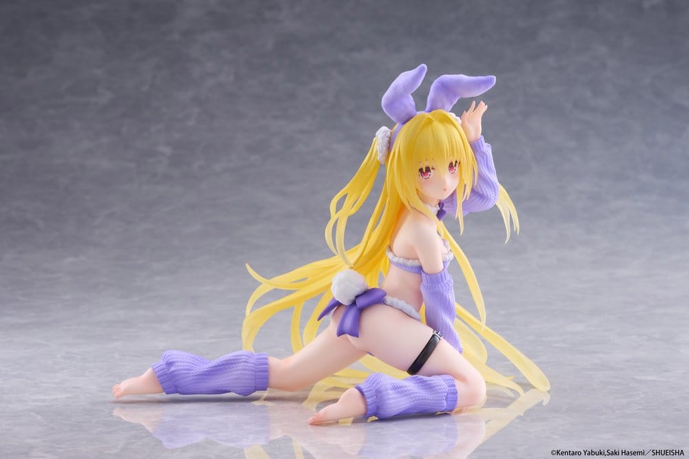 To Love-Ru Darkness MOFLOCK PVC Figur Golden Darkness (Fluffy Bunny Ver.) 13 cm Image 1