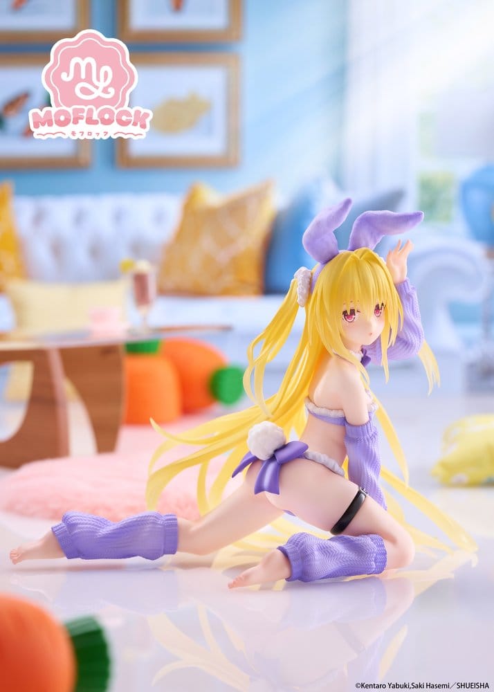 To Love-Ru Darkness MOFLOCK PVC Figur Golden Darkness (Fluffy Bunny Ver.) 13 cm Image 2