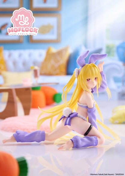 To Love-Ru Darkness MOFLOCK PVC Figur Golden Darkness (Fluffy Bunny Ver.) 13 cm Image 2