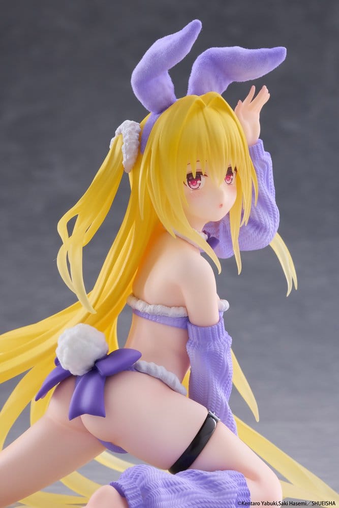 To Love-Ru Darkness MOFLOCK PVC Figur Golden Darkness (Fluffy Bunny Ver.) 13 cm Image 4
