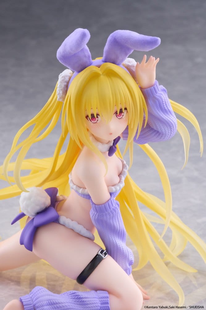 To Love-Ru Darkness MOFLOCK PVC Figur Golden Darkness (Fluffy Bunny Ver.) 13 cm Image 5
