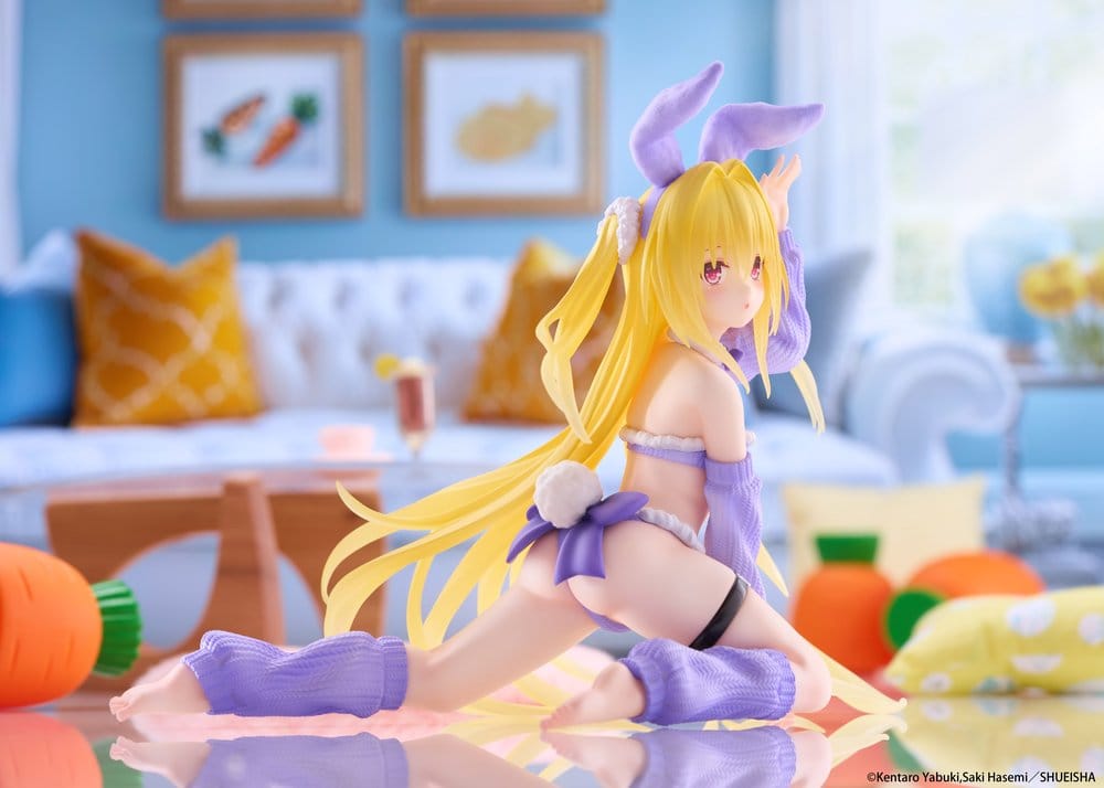 To Love-Ru Darkness MOFLOCK PVC Figur Golden Darkness (Fluffy Bunny Ver.) 13 cm Image 6