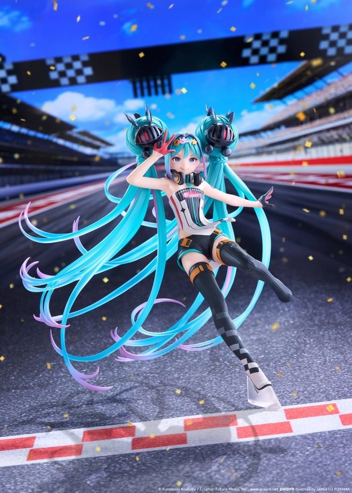 Hatsune Miku Taito Kuji PVC Figur Racing Miku 2026 Ver. Original 18 cm Image 2