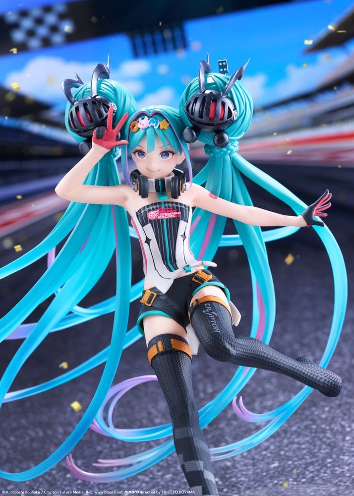 Hatsune Miku Taito Kuji PVC Figur Racing Miku 2026 Ver. Original 18 cm Image 7