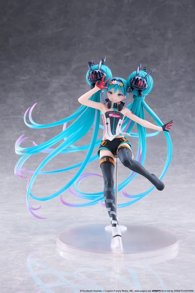 Hatsune Miku Taito Kuji PVC Figur Racing Miku 2026 Ver. Original 18 cm Image 9