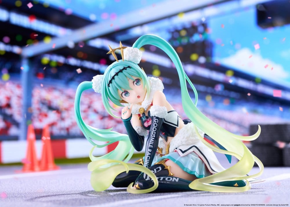 Hatsune Miku Taito Kuji PVC Figur Racing Miku 2018 Ver. Round 8 13 cm Image 6